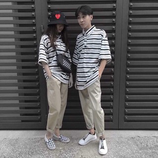Quần baggy kem kaki - Basic pants unisex