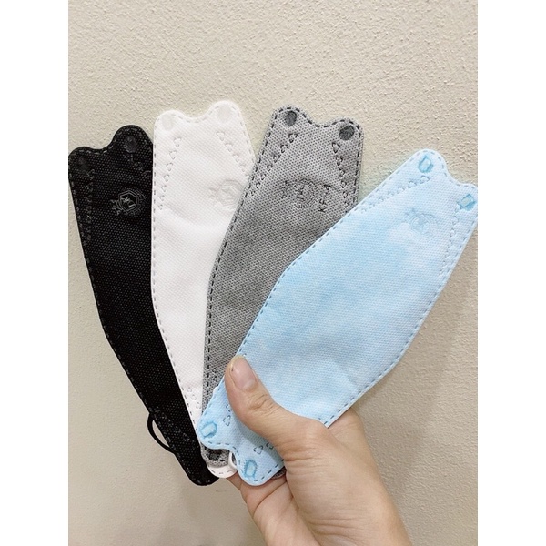 (Rẻ vô địch) 100 chiếc khẩu trang 4d phong cách Hàn quốc  - Duy Khánh