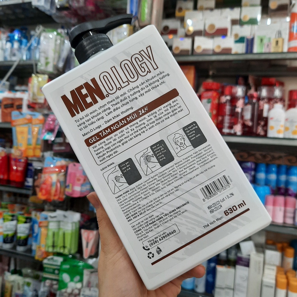 GEL TẮM NGĂN MÙI MEN.O.LOGY TAKE CHANCE 630ml