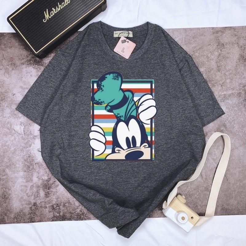 Áo Thun Tay Ngắn UNISEX MICKEY Chuột - Hình chụp thật (Đủ size M-L-XL)