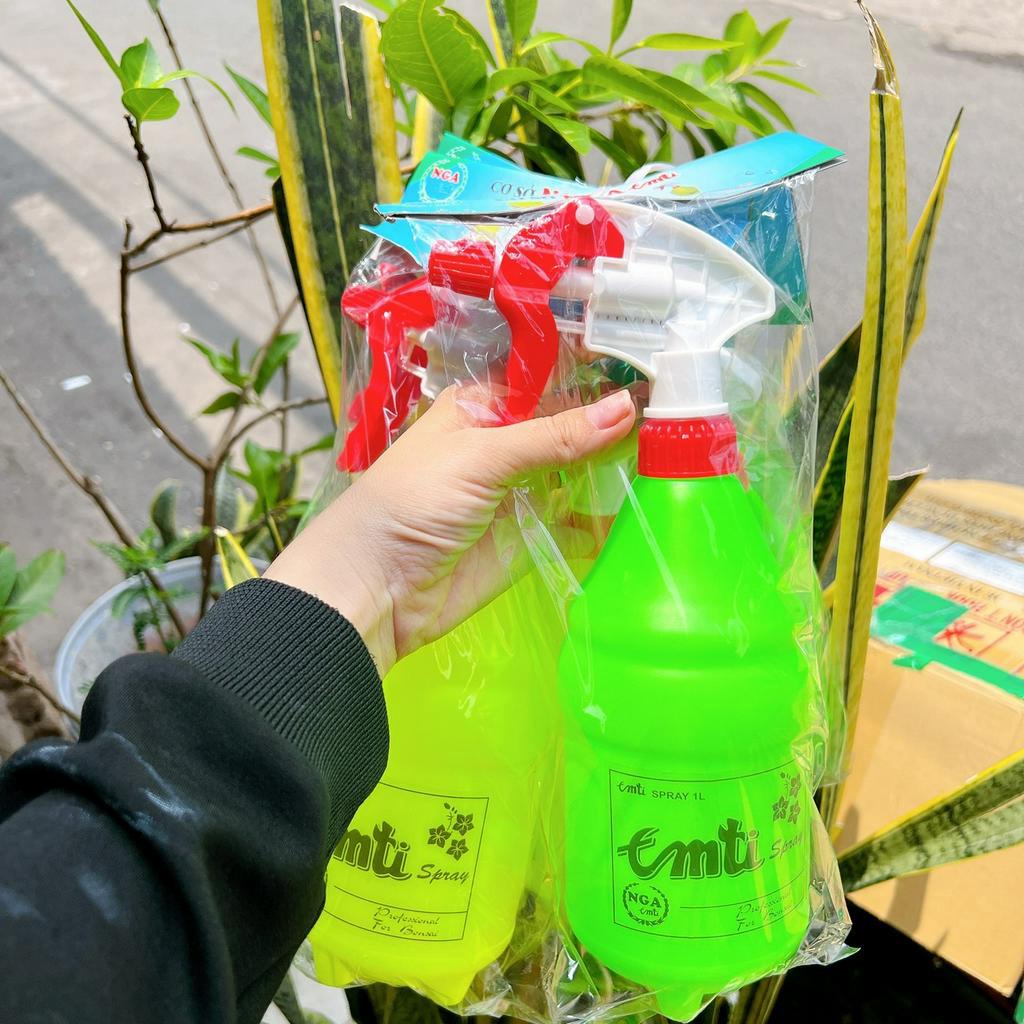 Bình xịt cầm tay 1 lít hàng đẹp, phân phối chuyên nghiệp - Bình tưới cây 2 chức năng loại 1 lít nhiều màu