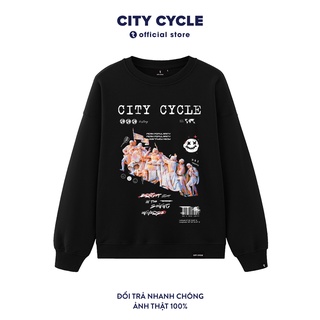 Áo sweater nỉ Popularity Cycle Studio - áo nỉ sweater unisex form rộng Local Brand