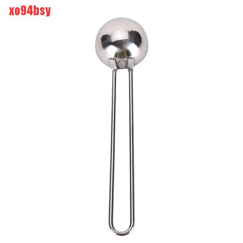 [xo94bsy]1 Pcs Coffee Tea Bean Spoon Stainless Steel Long Handle Measuring Stirring Spoon