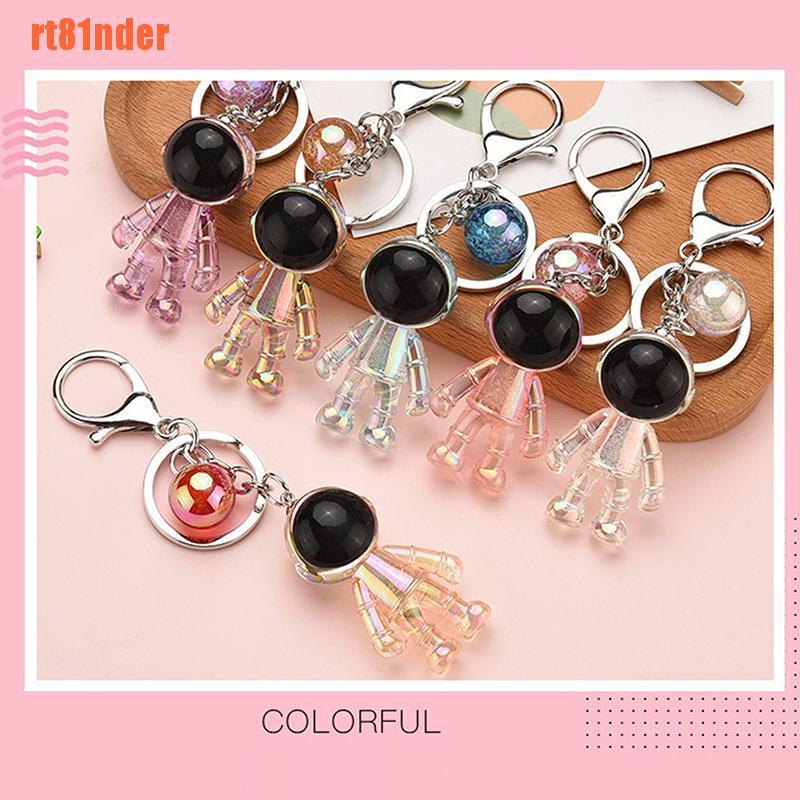 Móc Khóa Acrylic Hình Phi Hành Gia Nhiều Màu Sắc Dễ Thương