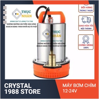 Bơm chìm 12V/24V - công suất 160W hút đáy an toàn bơm thả tỏm, bơm hút chống ngập