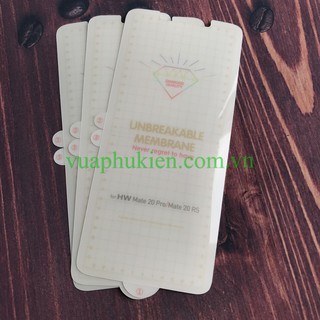 Tấm dán mặt lưng MẶT TRƯỚC trong suốt PPF CHO Huawei Mate 20 Pro ( GIÁ SỈ )