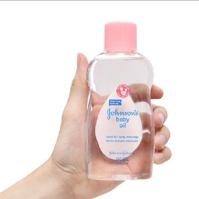 Dầu massage và dưỡng ẩm Johnson Baby Oil 200ml