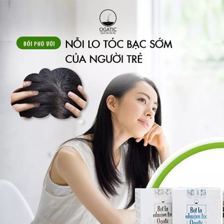[VEGAN-ORGANIC] BỘT LÁ NHUỘM TÓC HỮU CƠ OGATIC