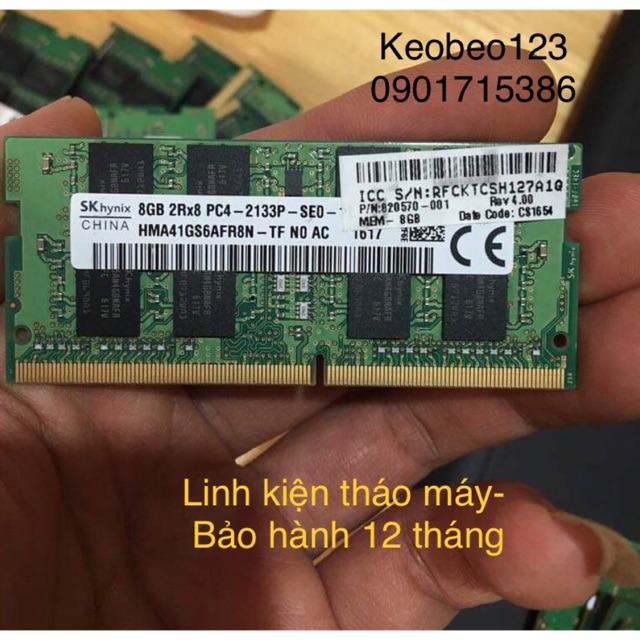 Ram laptop 8gb DDR4 bus 2400T 2666 Samsung