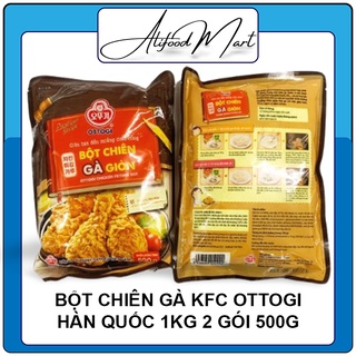 Bột chiên gà rán KFC Ottogi Hàn quốc 1kg (gồm 2 gói 500g)