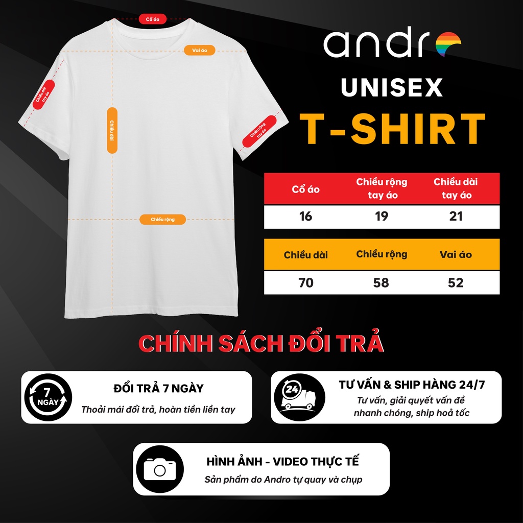 Áo Thun Thêu cầu vồng Unisex Nam Nữ - Cotton, Tay Lỡ Form Rộng, biểu tượng của LGBT, Gay, Lesbian, freesize