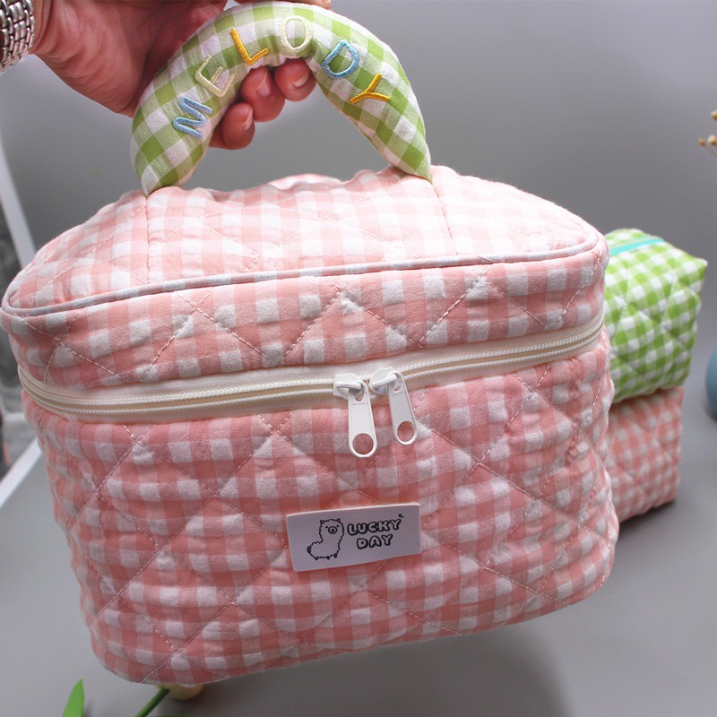 Túi Đựng Mỹ Phẩm Cỡ Lớn Họa Tiết Hoạt Hình Dễ Thương