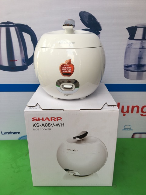 NỒI CƠM ĐIỆN SHARP 0.72 LÍT KS-A08V | BigBuy360 - bigbuy360.vn