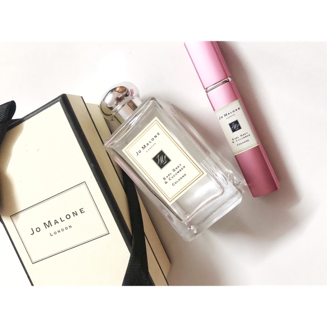 Mẫu thử nước hoa jo malone earl grey &cucumber 10ml dạng xịt