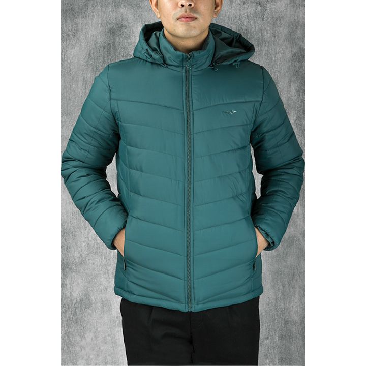 (gốc 1290k) Áo khoác nam chần bông siêu nhẹ KWIN KJK012W7 dáng suông, ấm áp