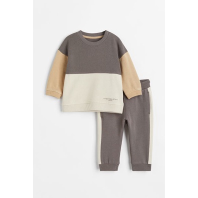 Bộ nỉ bông HM auth cho bé