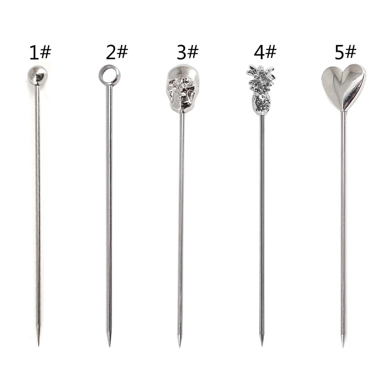 Set 10 Que Khuấy Đồ Uống Bằng Thép Không Gỉ