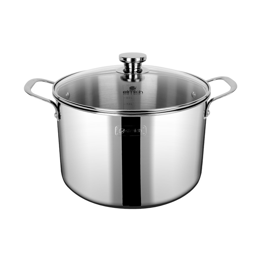 Nồi luộc gà Inox 3 lớp đáy liền Elmich Trimax Classic 28cm