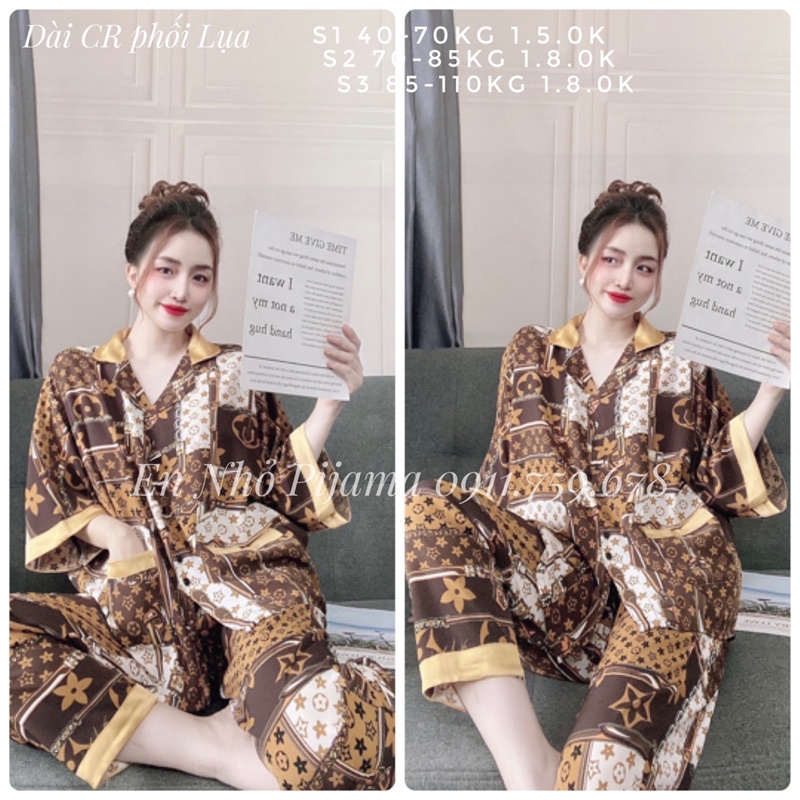 Bigsize 50-110kg cánh rơi Lụa 2 túi phối siêu mềm mịn đẹp Én Nhỏ Pijama | BigBuy360 - bigbuy360.vn