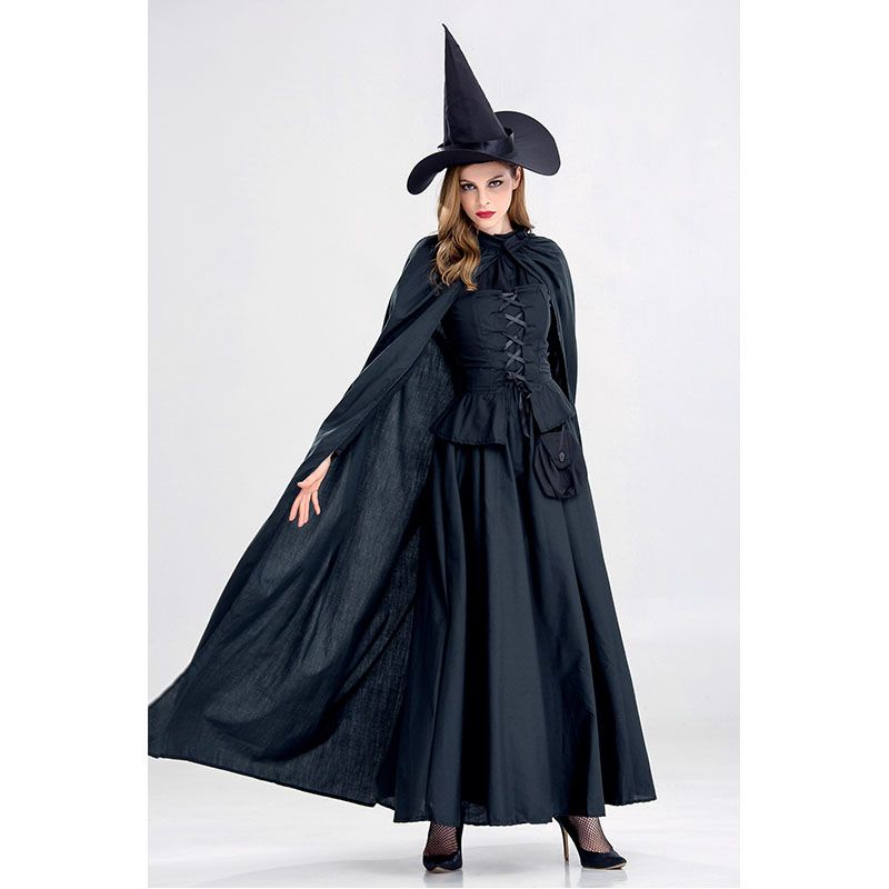 Đầm Hóa Trang Phù Thủy Màu Đen Cho Nữ | BigBuy360 - bigbuy360.vn