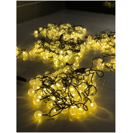 [Flash Sale] ĐÈN TRANG TRÍ - Led dây cherry ball 10M - VÀNG NẮNG