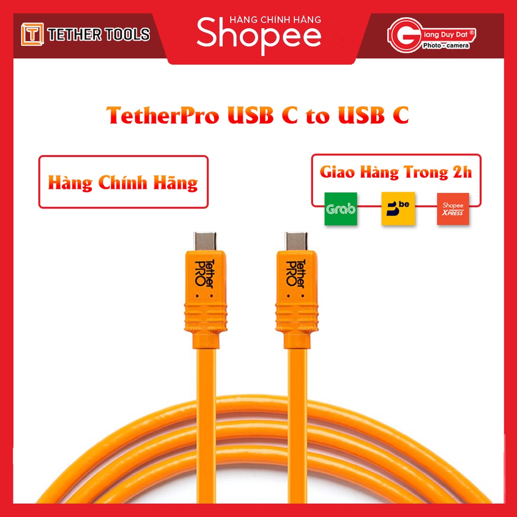 Dây Cáp Kết Nối Máy Ảnh TetherPro USB-C to USB-C Dài 4.6m - Chính Hãng