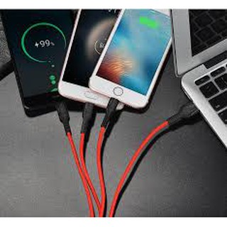 CÁP SẠC ĐA NĂNG 3 ĐẦU HOCO U31