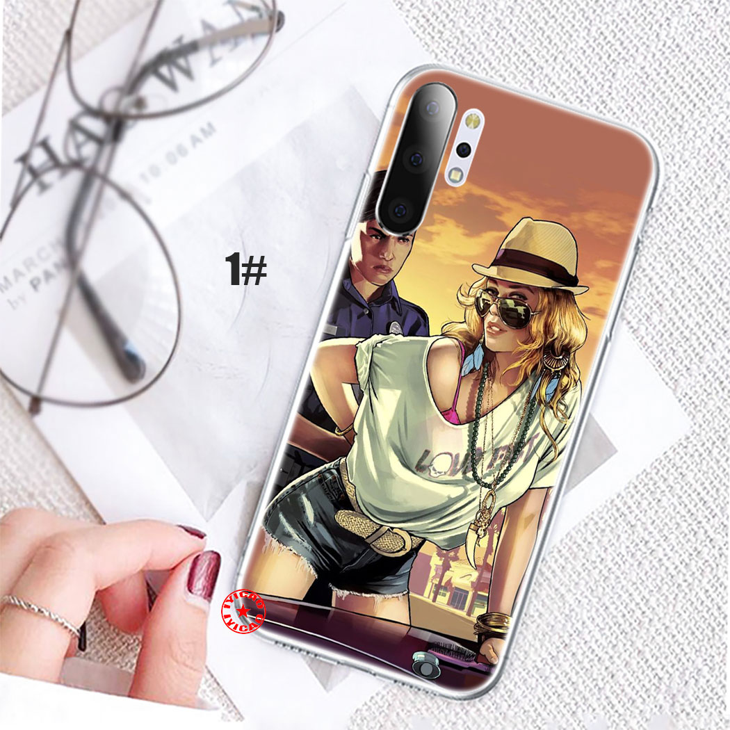 Ốp Điện Thoại Trong Suốt 83hq Gta V Cho Samsung Galaxy A70 A50s A50 A40 A30s A30 A20e A20s A20 A10s A10