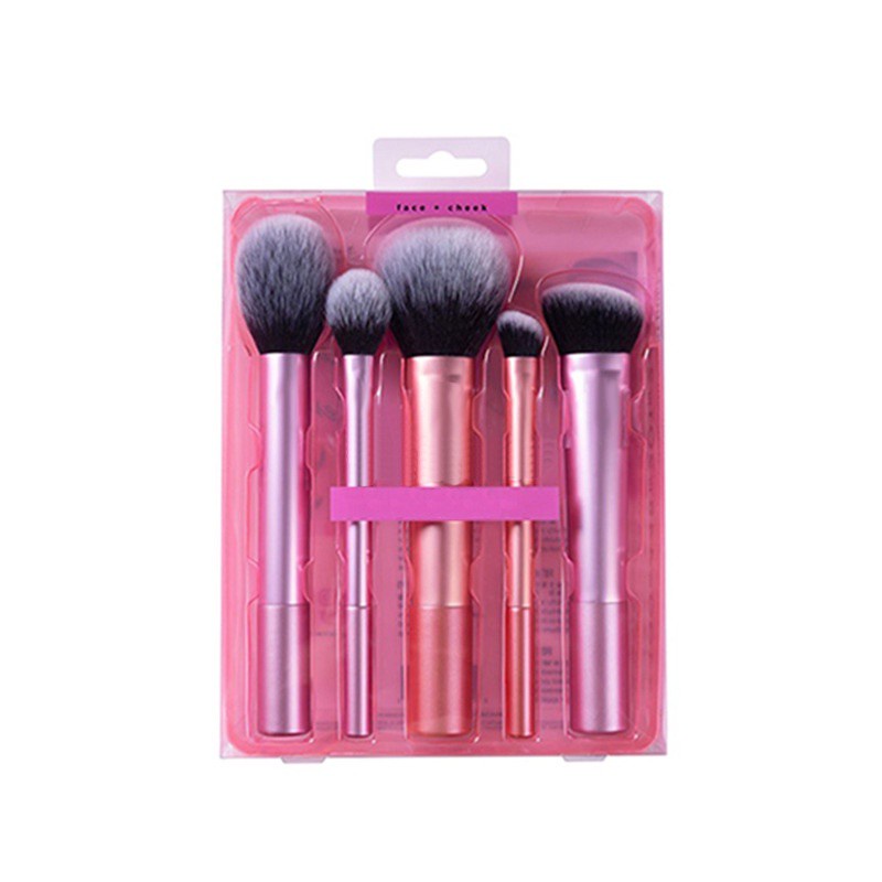 Set Cọ Trang Điểm Kèm Bông Đánh Phấn Chuyên Dụng Chất Lượng Cao