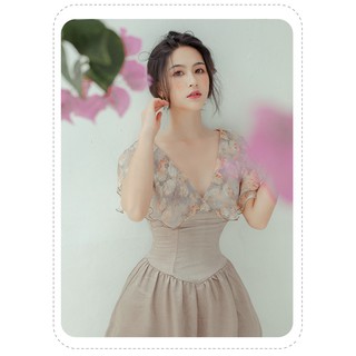 [719-019] Đầm tiểu thư vượt thời gian