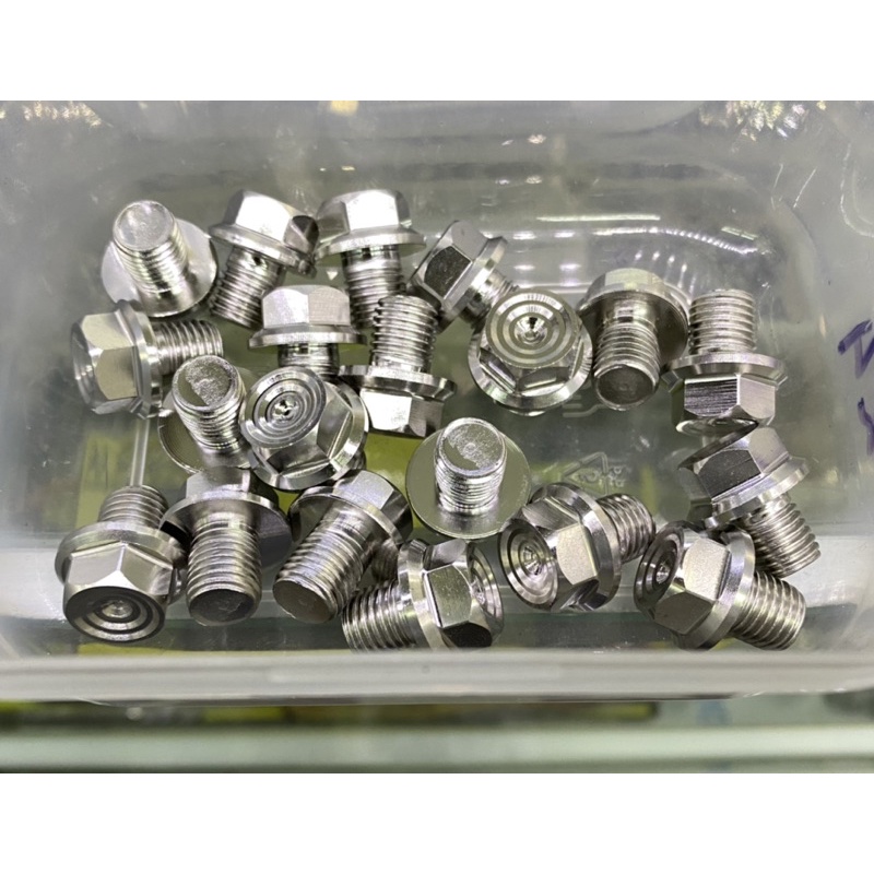 ỐC CHÂN KÍNH INOX V2, CNC, SIZE 10LY DÀI 1CM
