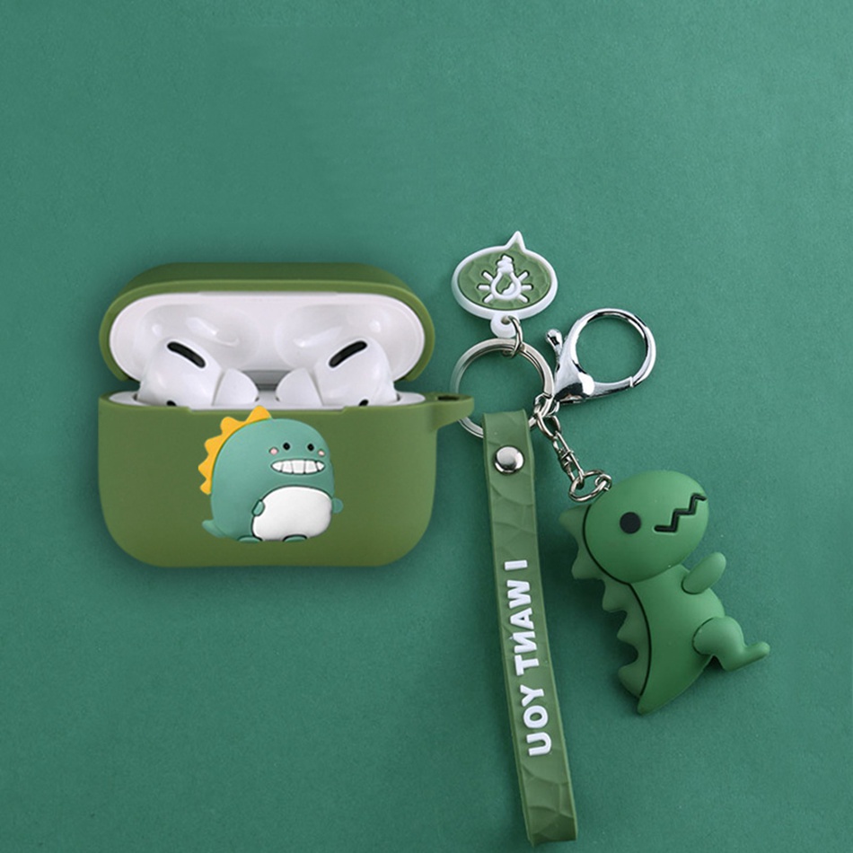 Vỏ Bảo Vệ Hộp Sạc Tai Nghe zmi Purpods Pro Bluetooth Không Dây Chất Liệu Silicon Họa Tiết Hoạt Hình Dễ Thương