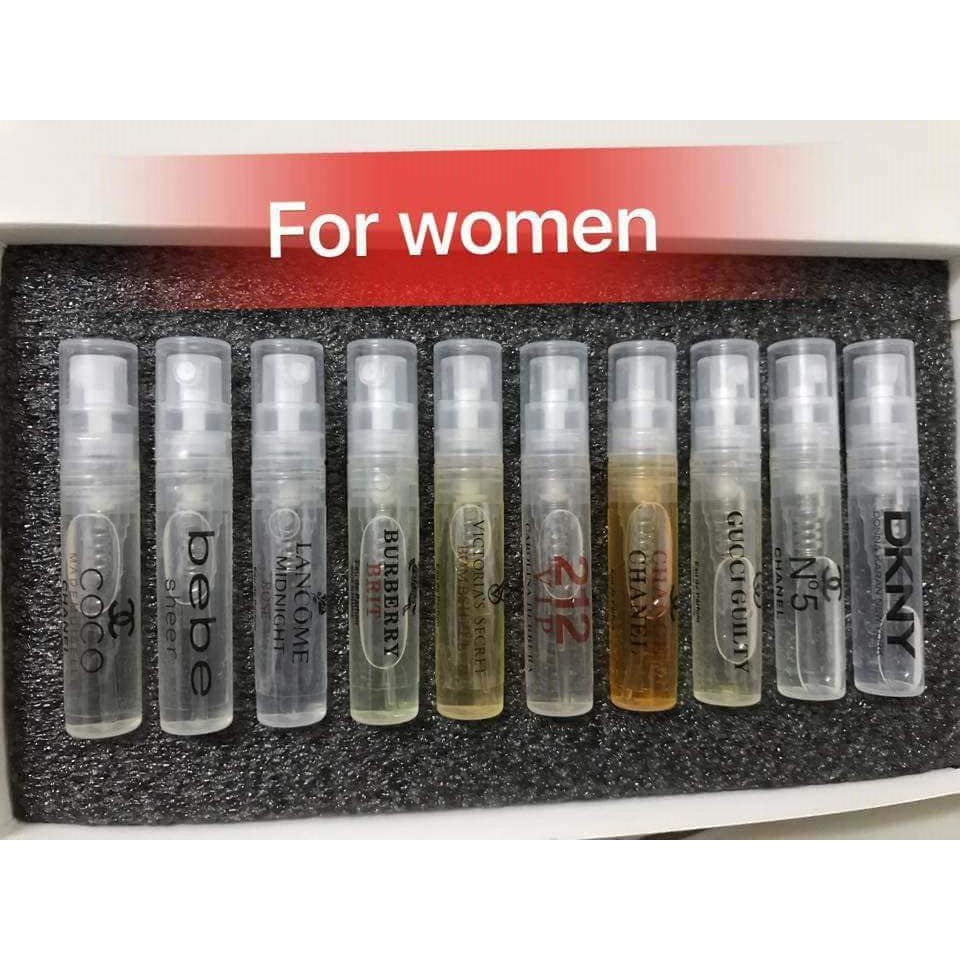 Bộ 10 Lọ Nước Hoa Vial Chiết Pháp Size 3ml | BigBuy360 - bigbuy360.vn