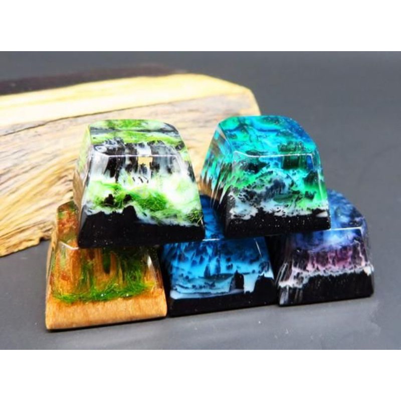 Trọn bộ 5 khuôn Keycap OEM sử dụng trong Resin, Jesmonite Handmade