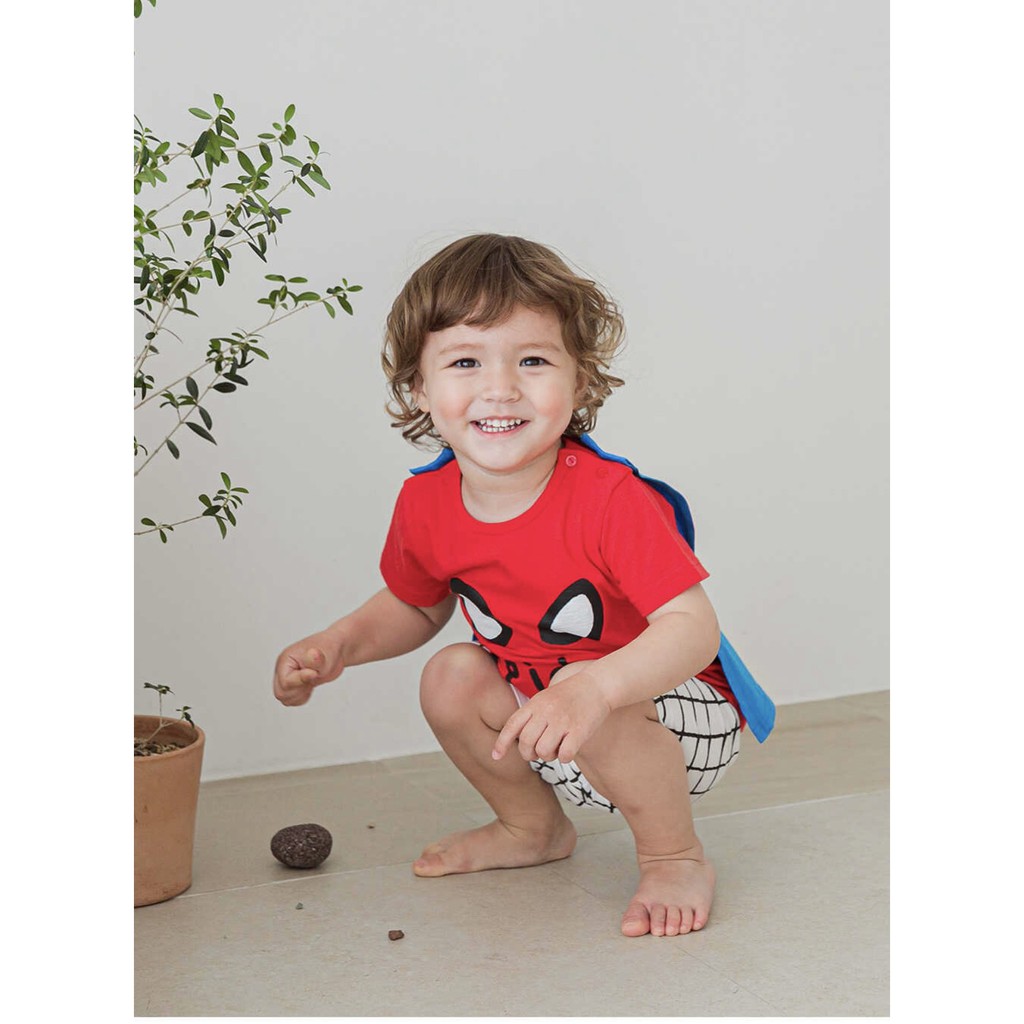 Bộ Ngắn tay Cotton Bé Trai, Chất Liệu Cotton Giấy Hàn Quốc, Họa tiết Siêu Nhân Dễ Thương Mẫu Mới 2021