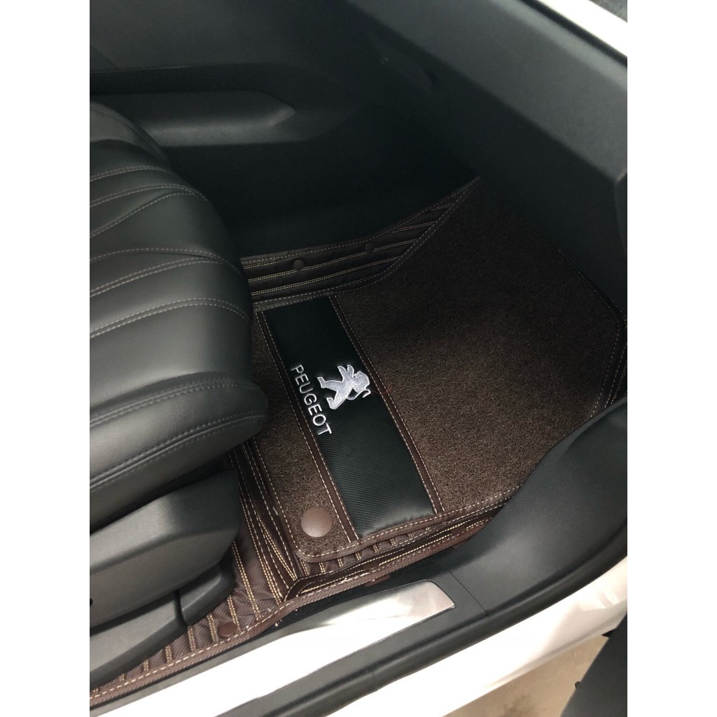 Thảm sàn da cao cấp Peugeot 5D 6D dành cho xe Peugeot 2008 Peugeot 3008 Peugeot 5008