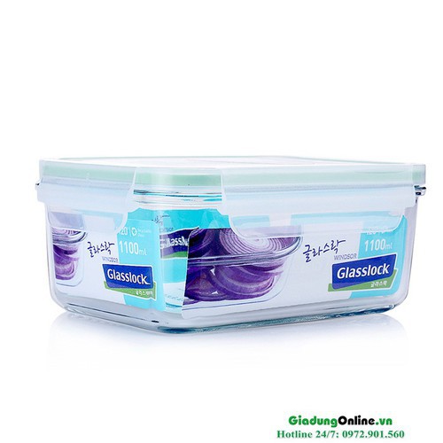 Hộp đựng thủy tinh GLASSLOCK 1090ml MCRB110