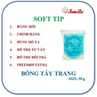 Bông tẩy trang có viền Soft Tip Thái Lan-50g