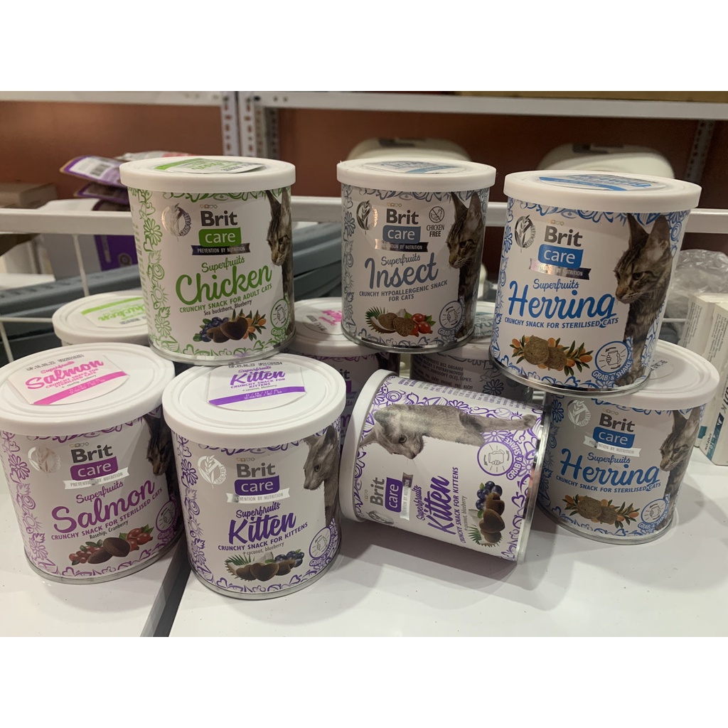 BRIT CARE SNACK CHO MÈO TRƯỞNG THÀNH ĐỦ VỊ-NHẬP ĐỨC