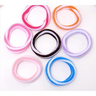 Set 10 chun cột tóc co giãn đẹp nhiều màu