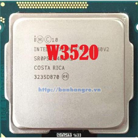 XEON W3520 , SOCKET 1366/ CPU chạy trên máy bộ z400, z600, T3500,....