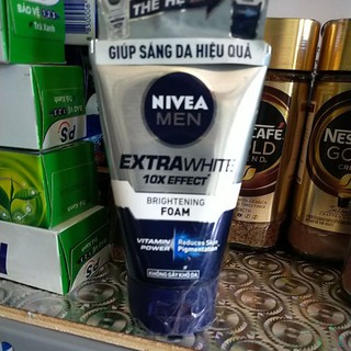 NIVEA MEN  EXTRA WHITE DETOX MUD SỮA RỬA MẶT