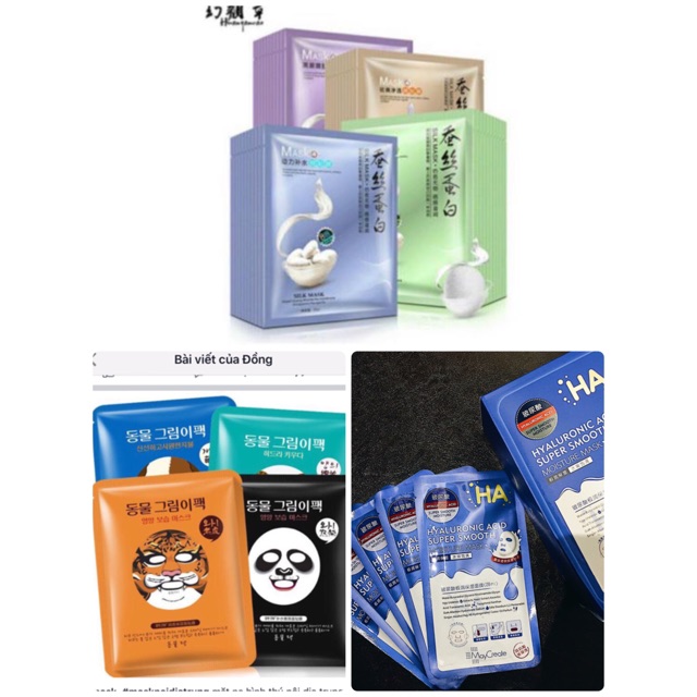 COMBO mặt nạ nội địa trung