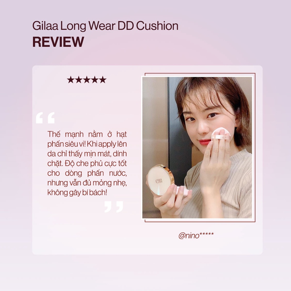 Combo 2 Hộp Gilaa Long Wear DD Cushion (13g x 2 hộp)