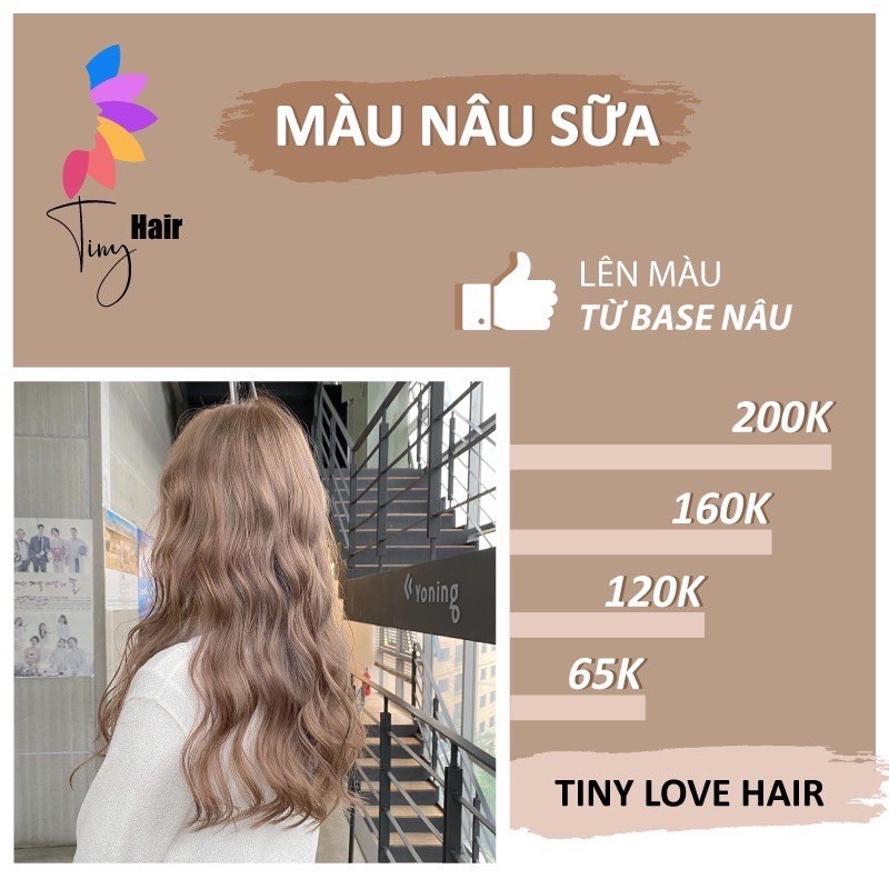 Thuốc nhuộm tóc màu NÂU SỮA