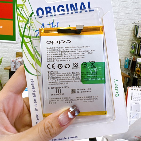 Pin gắn trong Oppo A71 - BLP641, bảo hành đổi trả.