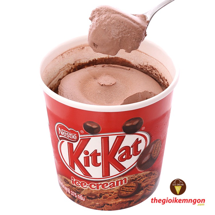 Kem hộp socola Nestle KitKat Pint 375g