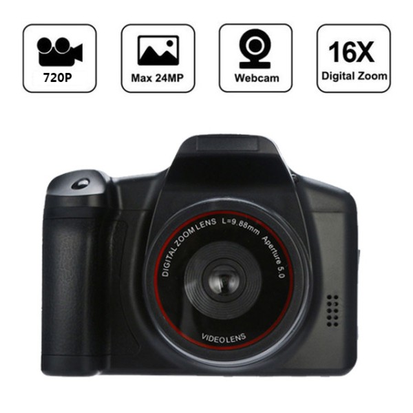 Máy ảnh kỹ thuật số 720P độ phóng 16X có đèn flash cho đám cưới