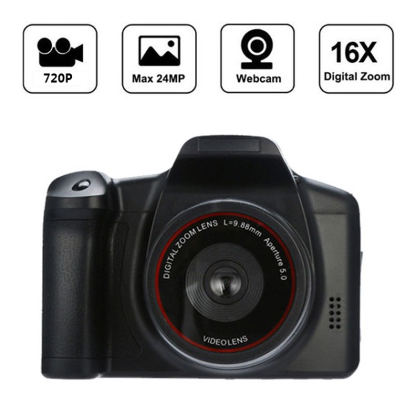 Máy ảnh kỹ thuật số 720P độ phóng 16X có đèn flash cho đám cưới | BigBuy360 - bigbuy360.vn