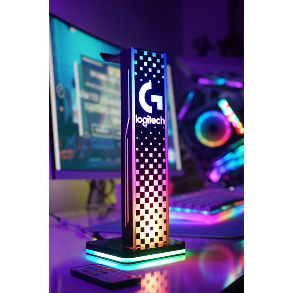 GIÁ TREO TAI NGHE LED RGB PRO LOGITECH, RAZER, ASUS, AORUS, HYPERX, MSI, CORSAIR